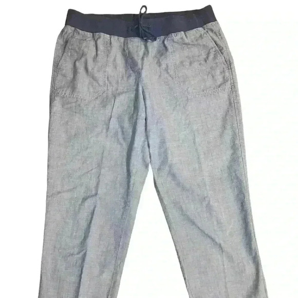 Talbots Pants - TALBOT'S Pull On Chambray Pants Ankle Length 10P EXC CON